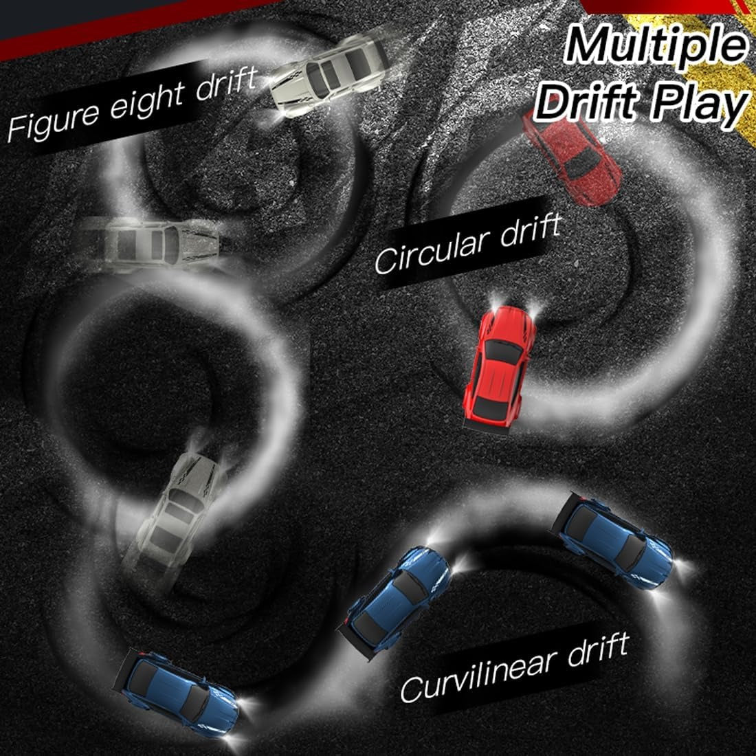 DeskDrift Mini – 1:64 Scale 4WD Proportional RC Drift Car