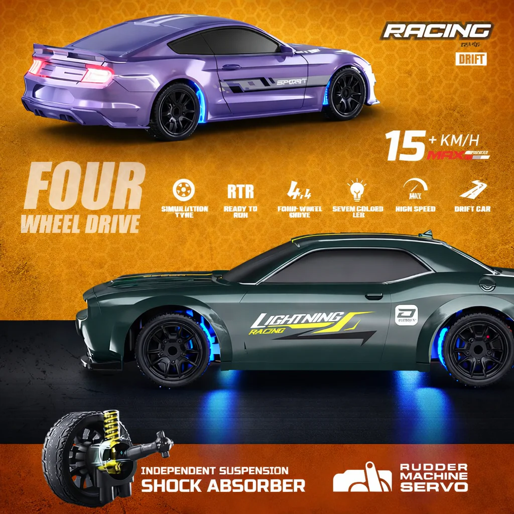 1/43 Scale High Speed Mini Rc Drift Car